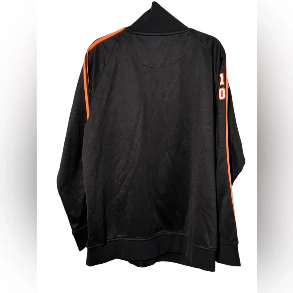 Harley Davidson Sweden‎ motorcycle track jacket zip up black orange size XXXL